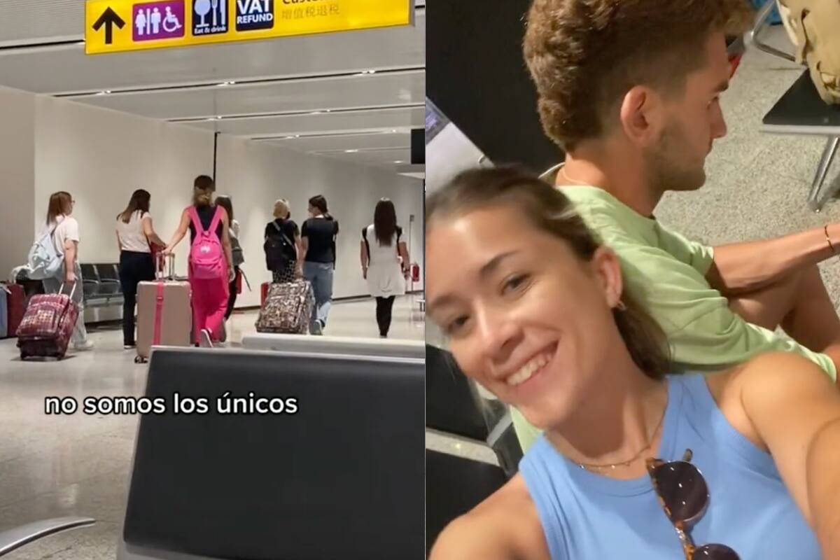 Una tiktoker compartió un truco que aplica en el aeropuerto para ahorrar un poco de dinero