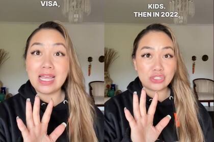 Una tiktoker contó cómo le cancelaron la visa el mismo día de su vuelo