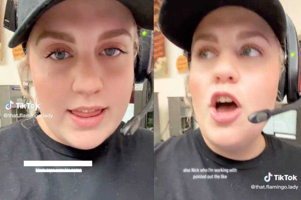 Una tiktoker contó la insólita actitud de un cliente