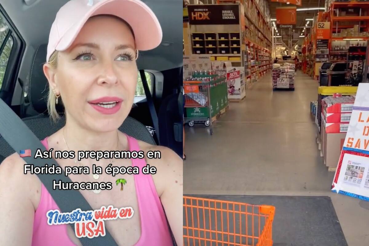 Una tiktoker dio recomendaciones sobre cómo sobrellevar un huracán en Florida