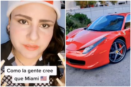 Una Tiktoker fue criticada por un clip en el que expone dos realidades que se viven en Miami