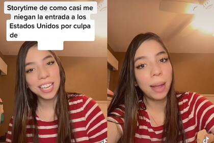 Una tiktoker mexicana vivió momentos de zozobra en la frontera con Estados Unidos por culpa de una "agresiva" foto de su cantante favorito