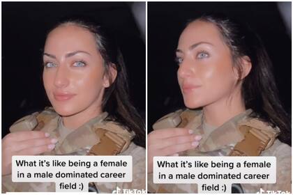 Una tiktoker mostró cómo es la vida en la Fuerza Aérea, pero llamó la atención por otro detalle