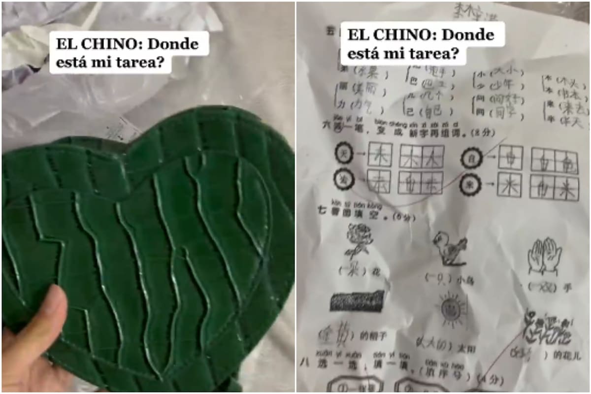 Una tiktoker que compró carteras a través de Shein mostró un extraño mensaje que descubrió