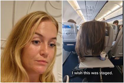 Una tiktoker se hizo viral al mostrar la poco emática actitud de otra pasajera