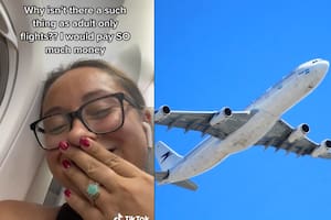 Una tiktoker vivió un calvario en un avión y pidió que existan los aviones solo para adultos; en redes no la perdonaron