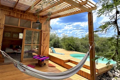 La casa se destinó a uso turístico para disfrutar del monte nativo que lo rodea.