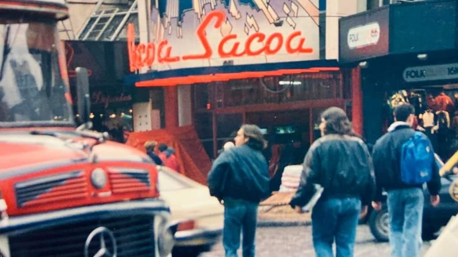 Una típica postal porteña de fines de los 80