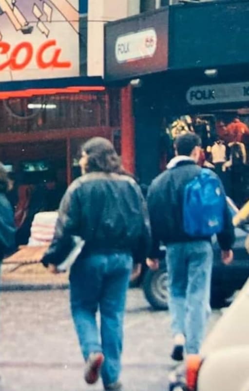 Una típica postal porteña de fines de los 80