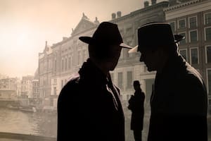 Una toma de la película de 2018 sobre el rol central de Wally van Hall en la lucha contra los nazis