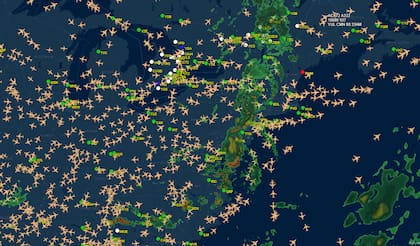 Una tormenta complicó las operaciones en diferentes aeropuertos del este de Estados Unidos