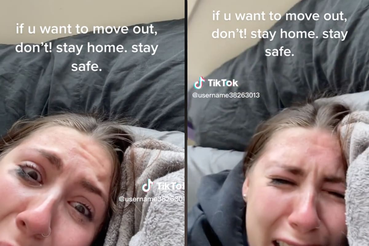 Una trabajadora lloró porque su salario apenas le alcanza para cubrir el alquiler