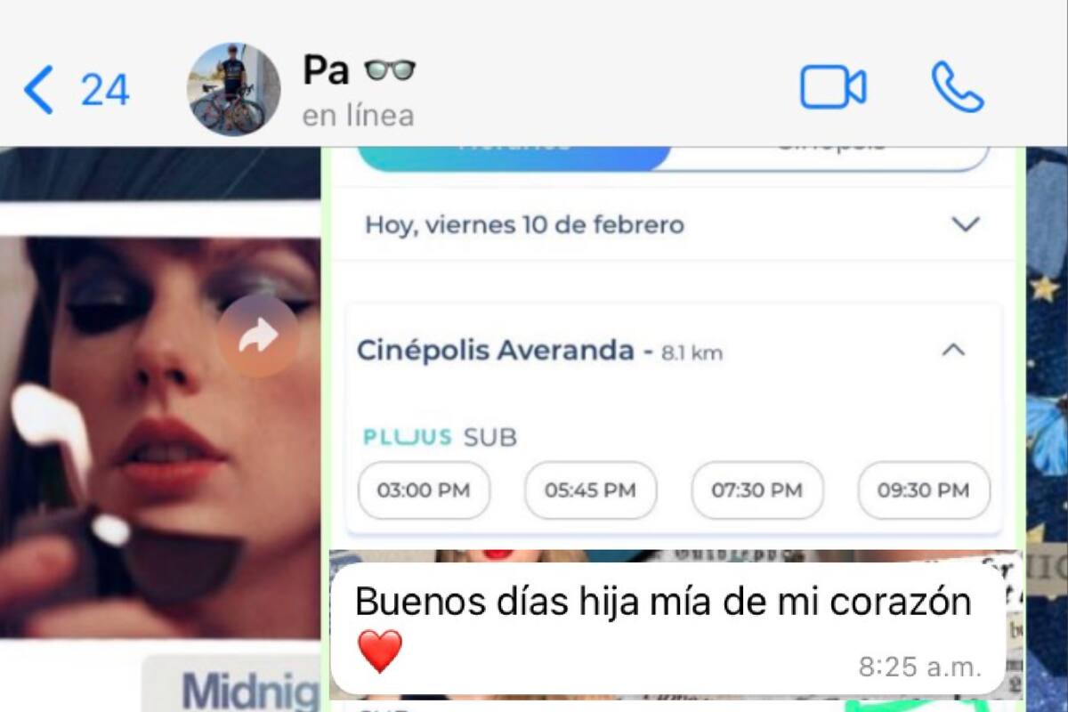 Una tuitera compartió la respuesta de su papá cuando lo invitó al cine