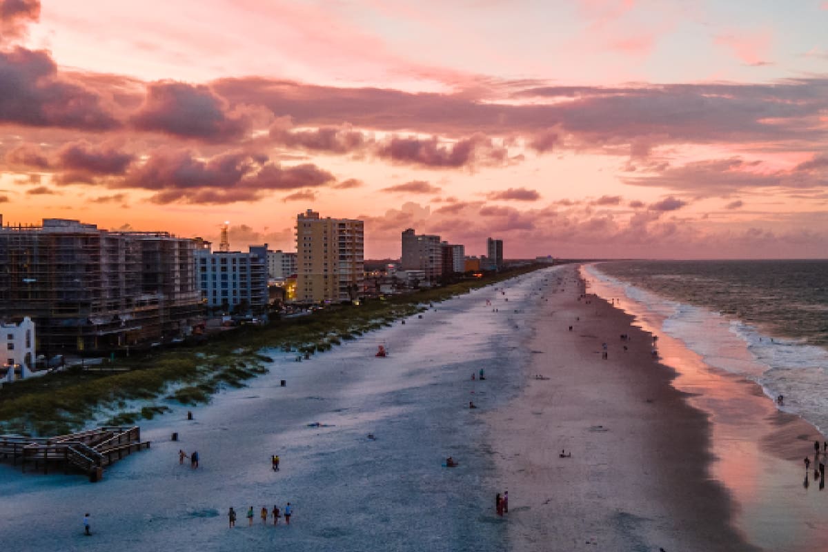 Una turista californiana considera que Jacksonville Beach, de Florida, es un destino sin igual