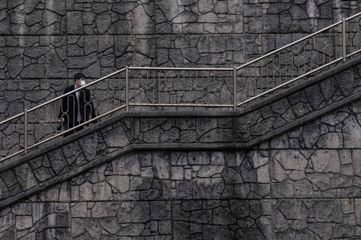 Una ubicación presentada en la película "Parásito", en Seúl, Corea del Sur, el 15 de febrero de 2020