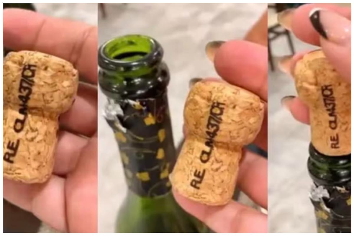 Una usuaria de TikTok mostró el truco definitivo para volver a colocar un corcho dentro de una botella y explotó en todas las redes.
