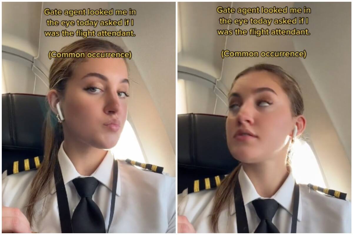 Una usuaria de TikTok mostró su molestia después de haber sido confundida con una azafata