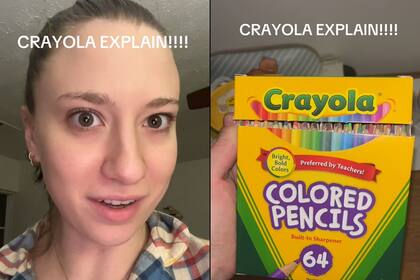 Una usuaria de TikTok se queja de unos lápices de la marca Crayola
