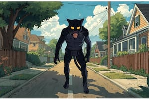 Una versión posible del Hombre Gato, aquella criatura tenebrosa que obligó al encierro forzoso de toda una generación de niños del conurbano durante los años 80