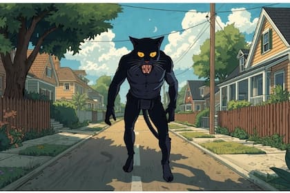 Una versión posible del Hombre Gato, aquella criatura tenebrosa que obligó al encierro forzoso de toda una generación de niños del conurbano durante los años 80
