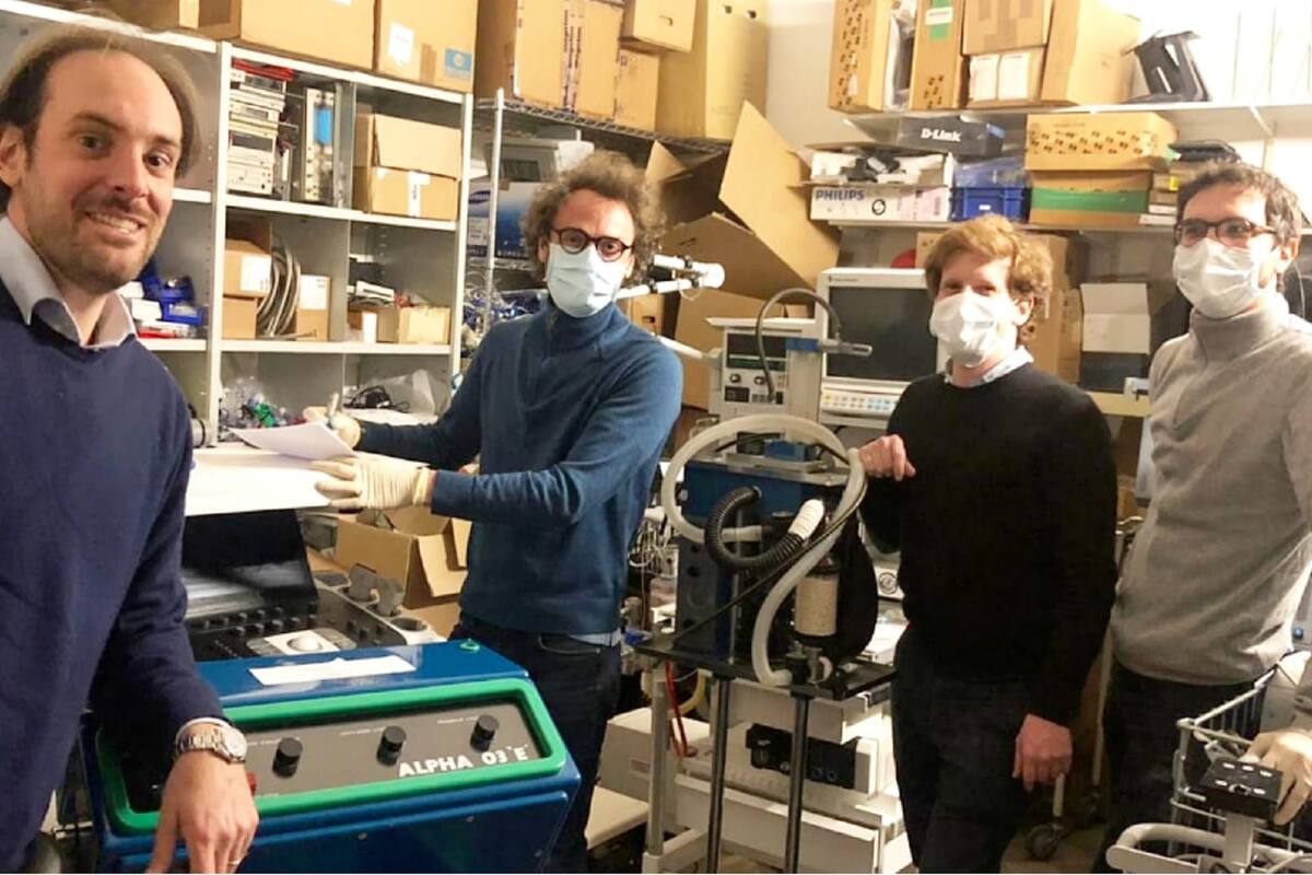 Una veterinaria de Saint-Antoine, en las afueras de París, facilitó todos sus instrumentos para asistir a las personas por la pandemia de coronavirus