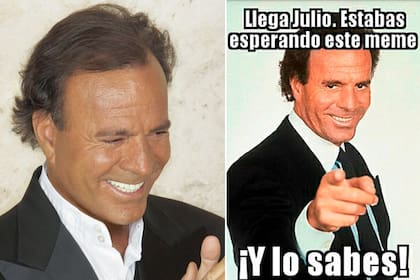 Una vez más Julio Iglesias se convirtió en el protagonista de los memes de Twitter