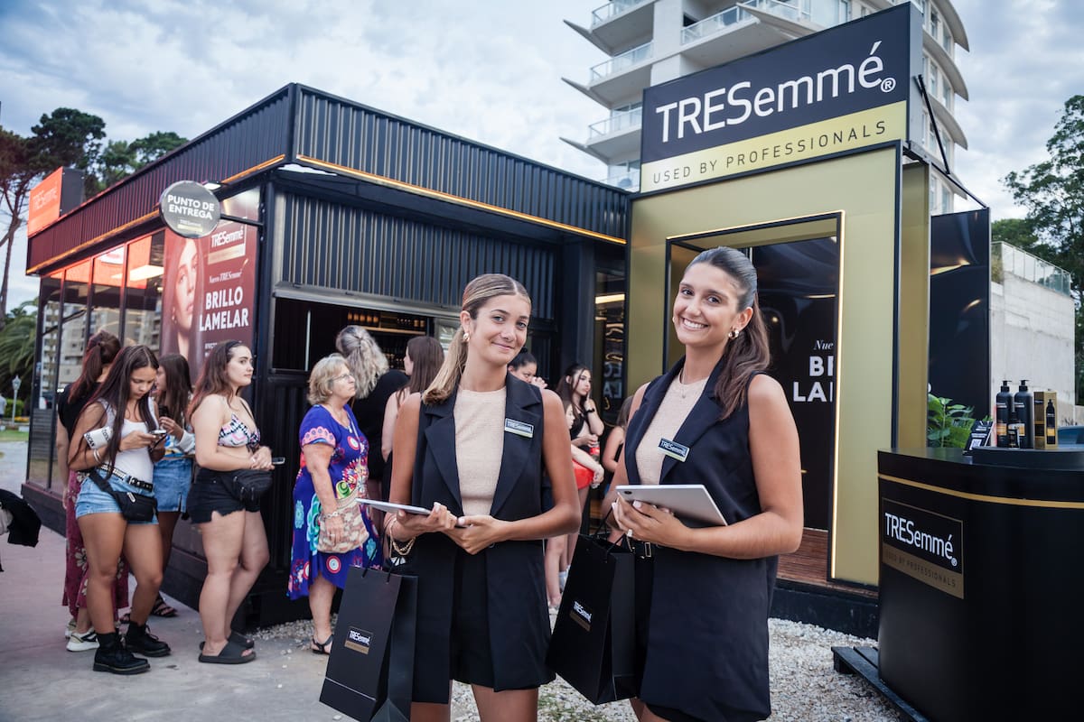 Una vez más TRESemmé se hace presente en la costa argentina.
