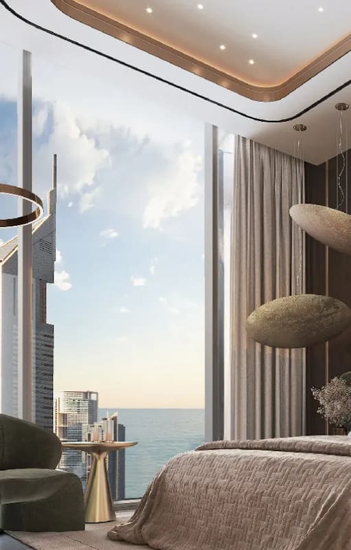Una vida entre nubes prometen a quienes compren su departamento en la torre Burj Azizi