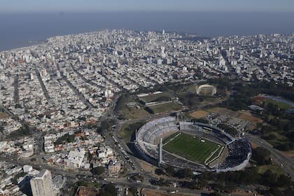Una vista aerea de la ciudad de Montevideo. Foto Ines Guimaraens - Archivo El Pais