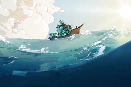 Una vista de Spiritfarer