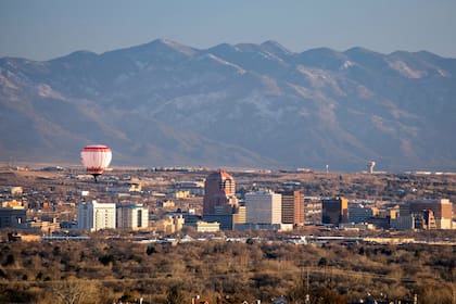 Una vista de Albuquerque, en Nuevo México