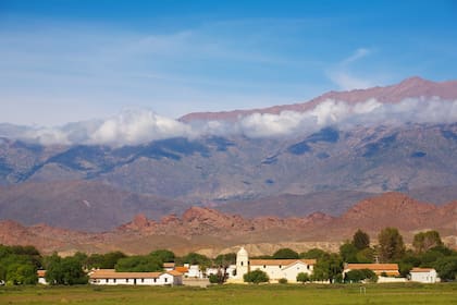 Una vista de Cachi, Salta