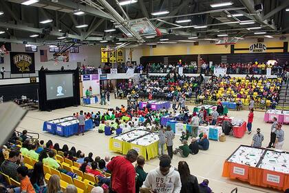 Una vista de cómo se desarrolla la competencia