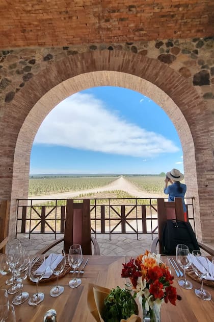 Una vista de ensueño desde el salón de Angélica Cocina Maestra, el restaurante de Catena Zapata