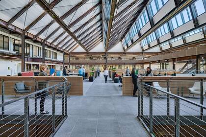 Mucha iluminación natural para las oficinas de Google en California