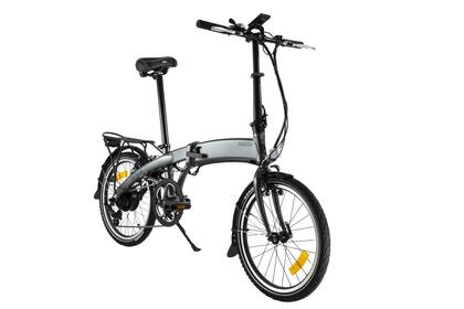 Una vista de la bicicleta plegable eléctrica Philco e-Yoga