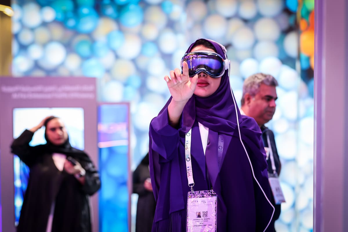 Una vista de la feria Gitex Global 2025 que se hizo a mediados de octubre en Dubai