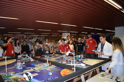 Una vista de las presentaciones de la First Lego League en 2018 en la Argentina; la edición 2019 se celebrará en el Centro Cultural de la Ciencia el 30 de noviembre próximo