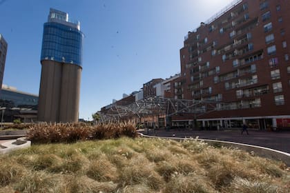 Una vista de los nuevos emprendimientos del barrio