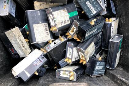 Una vista de los rastradores arrojados a la basura que sirvieron de base para el informe de datos sensibles de una empresa