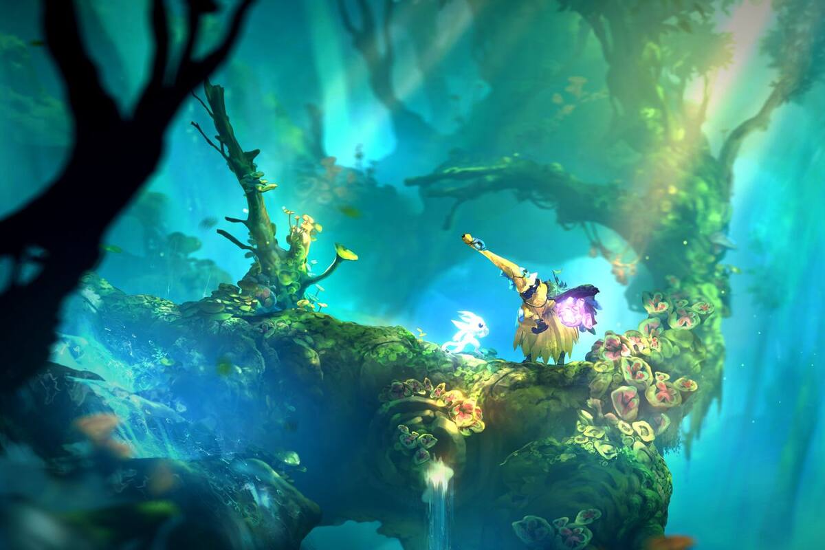 Una vista de Ori and the Will of the Wisps