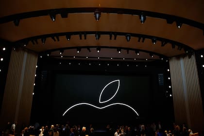 Una vista del anfiteatro Steve Jobs, ubicado en la sede de Apple en Cupertino, California