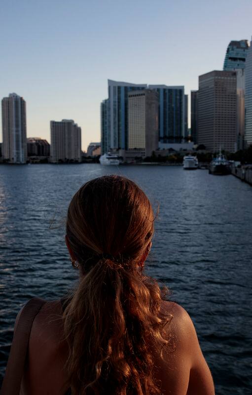 Una vista del centro de Miami