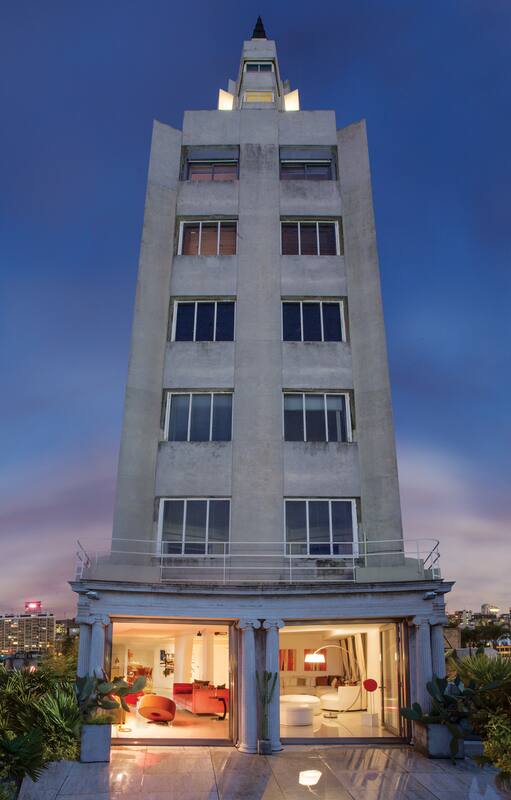 Una vista del departamento "en oferta" desde la terraza, piso 14 del Edificio Kavanagh.