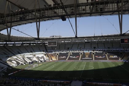 Una vista del estadio Maracaná; Boca va a jugar la final en un escenario histórico... y de visitante
