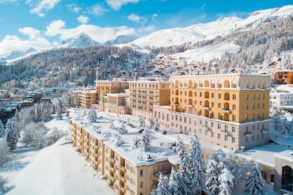 Una vista del exclusivo hotel Kulm.