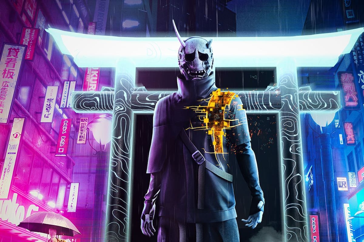 Una vista del Ghostwire: Tokyo, disponible para PC y PlayStation 5