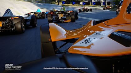 Una vista del Gran Turismo 7 corriendo en una PlayStation 5