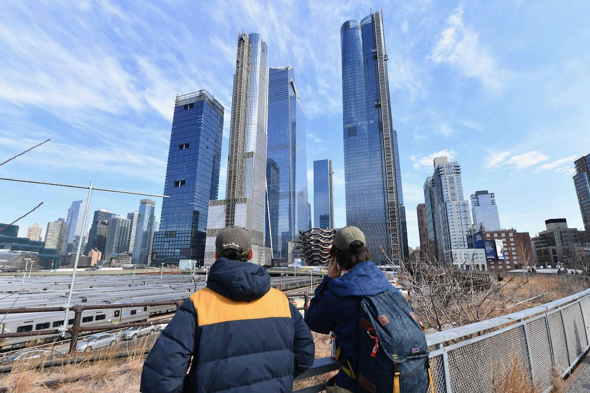 Una vista del Hudson Yards