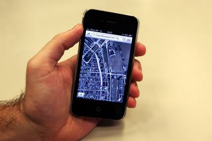 Una vista del servicio Apple Maps, disponible desde el iPhone 5 y que tendrá un rediseño total en el próximo smartphone de la compañía con iOS 12